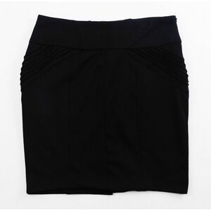 Candie's Women Skirt, Size 9, Black, 70% Polyester, 17% Rayon, 5% Spandex